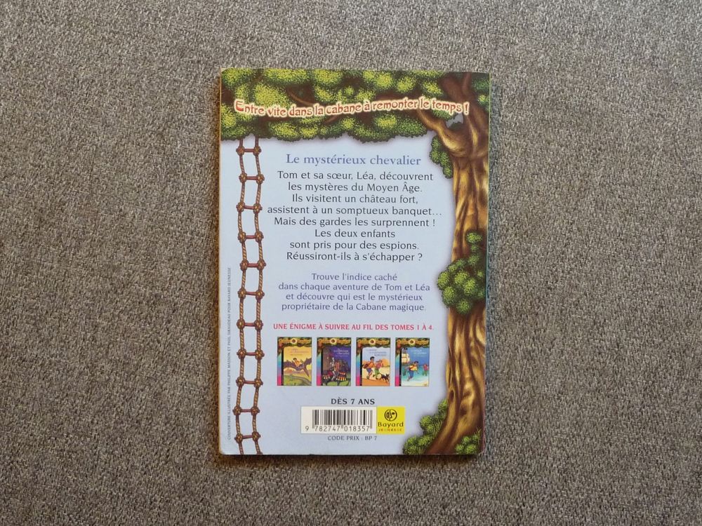La Cabane Magique- Tome 2- Le Myst&eacute;rieux Chevalier Livres et BD