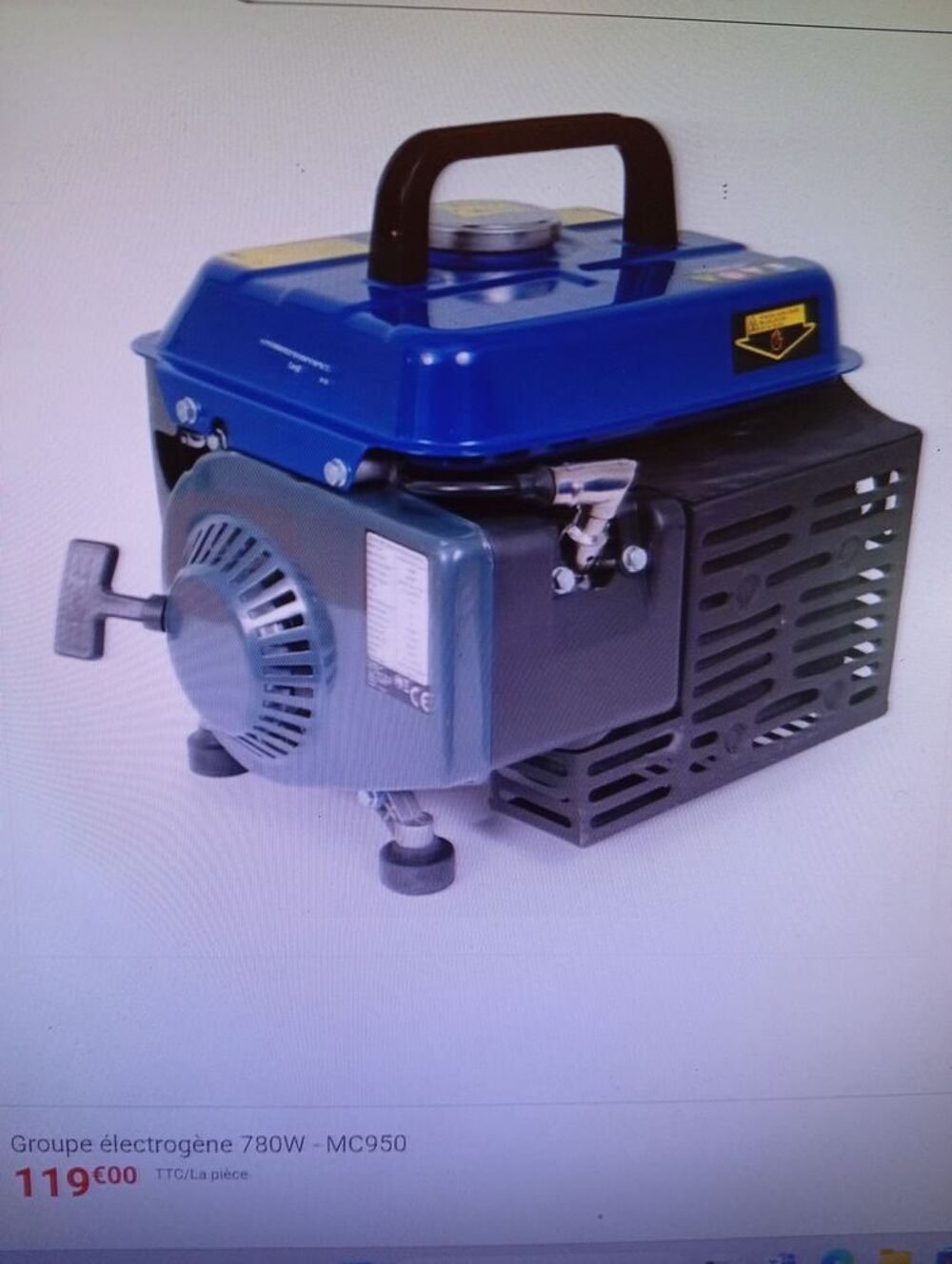GROUPE ELECTROGENE Bricolage