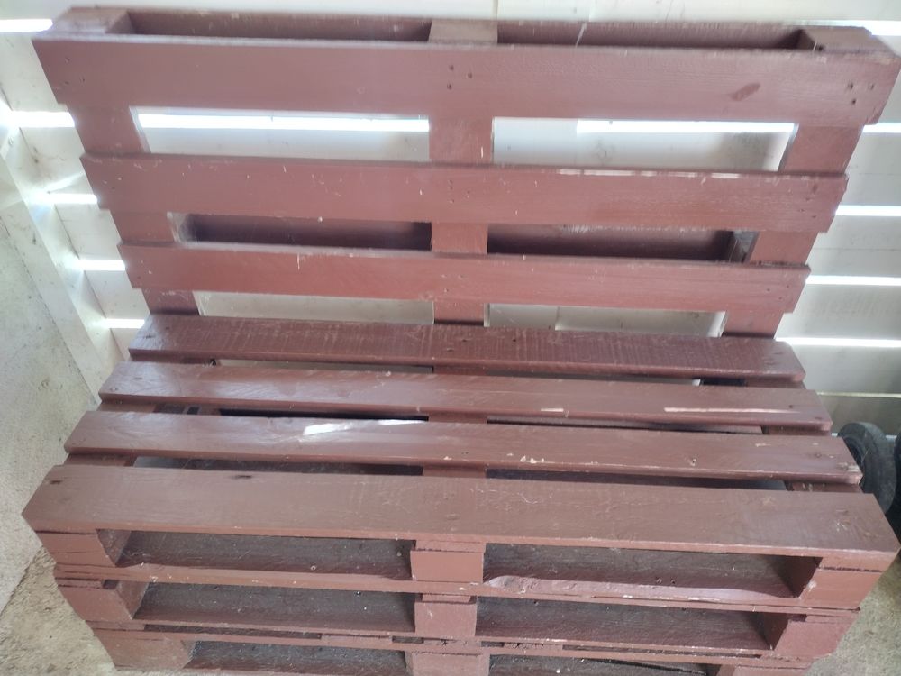 Banc jardin en palette Bricolage