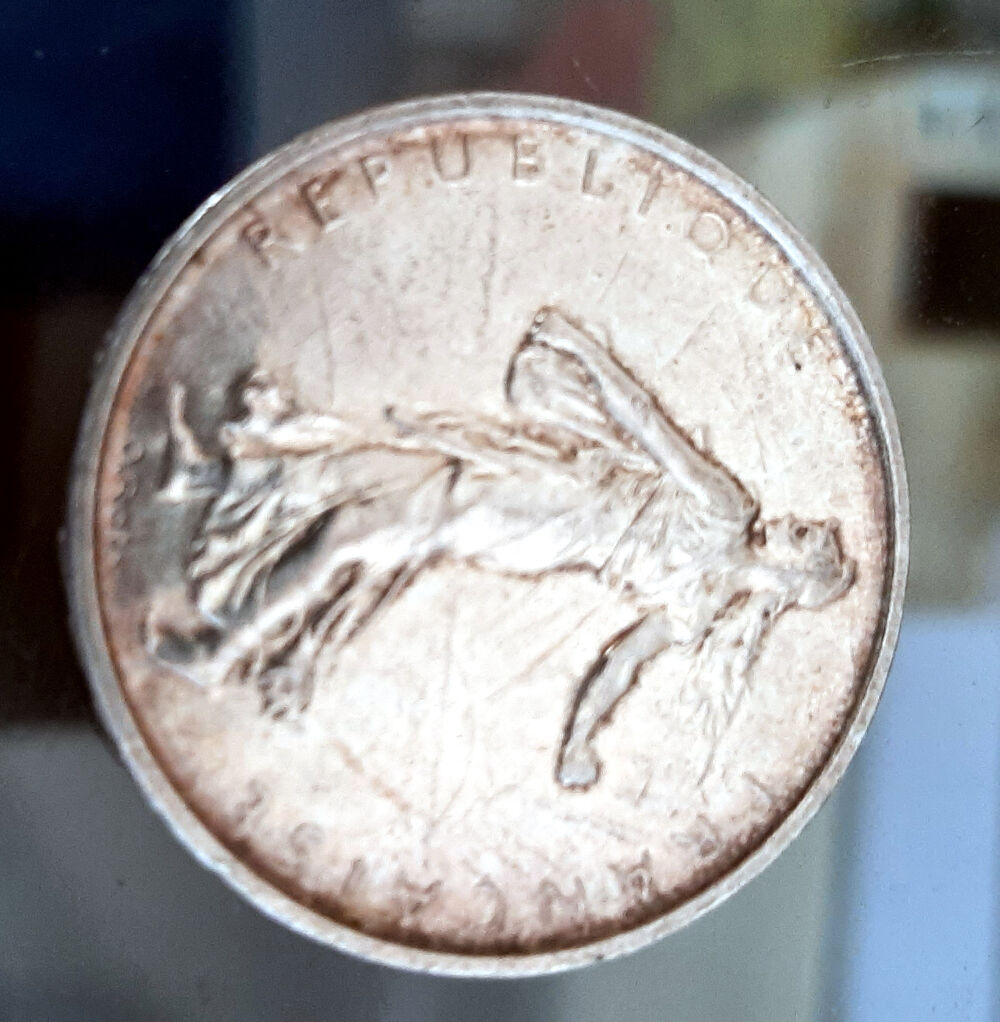Lot de 3 pi&egrave;ces en argent 10 Francs et 5 Francs 