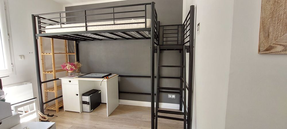 Lit mezzanine une place avec plateforme Mobilier enfants