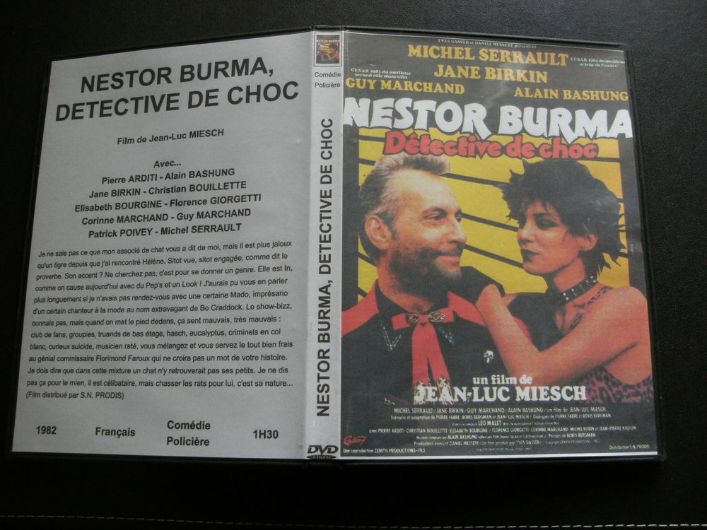 Rare film : " Nestor Burma detective de choc " DVD et blu-ray