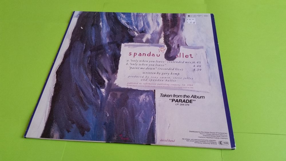 SPANDAU BALLET CD et vinyles