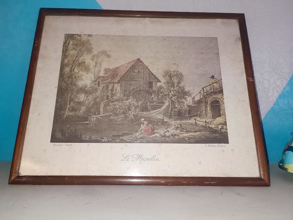 LITHOGRAPHIE LE MOULIN DE FRANCOIS BOUCHER Décoration
