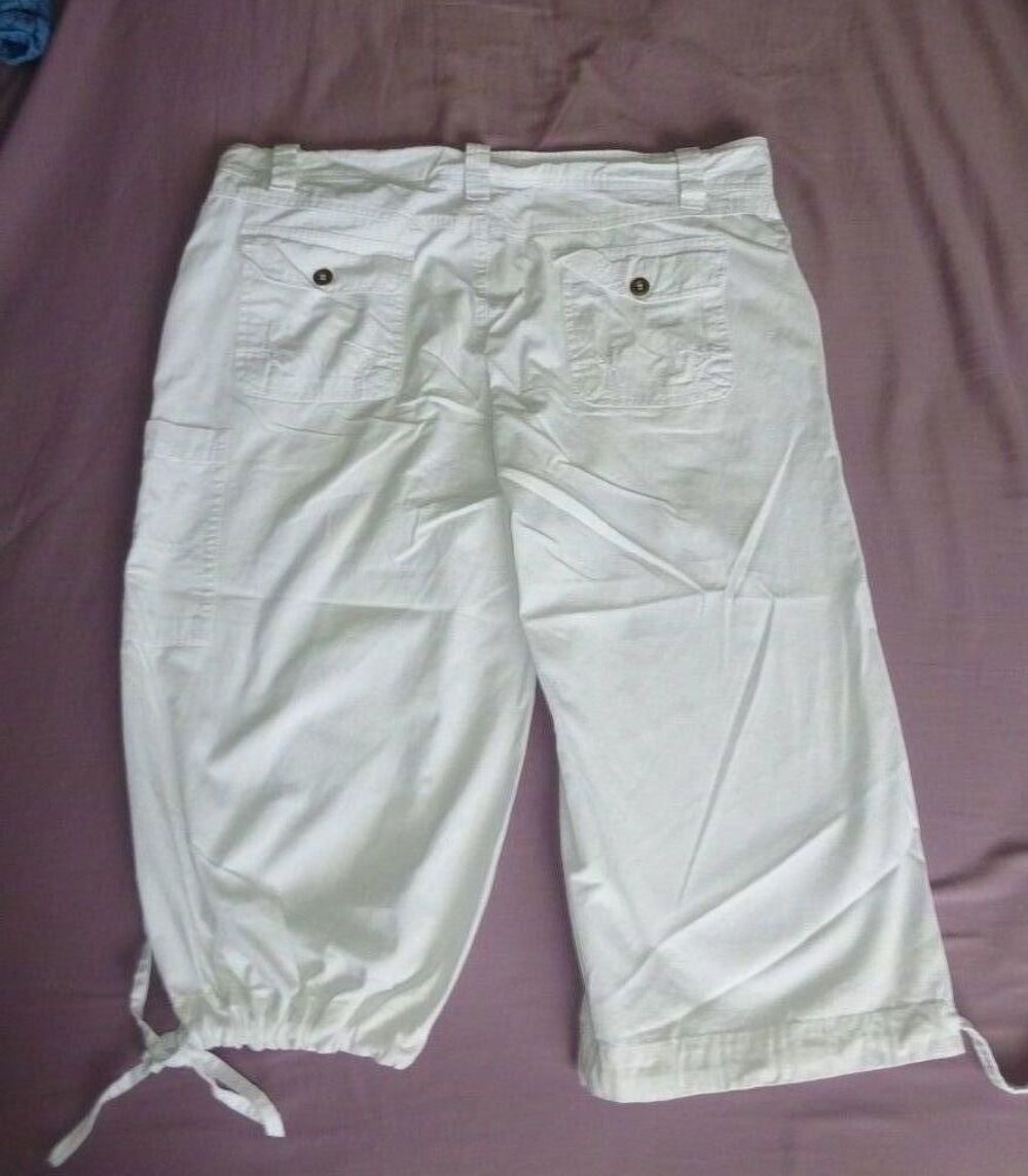 PANTACOURT blanc ZAMBA - XL42 Vêtements