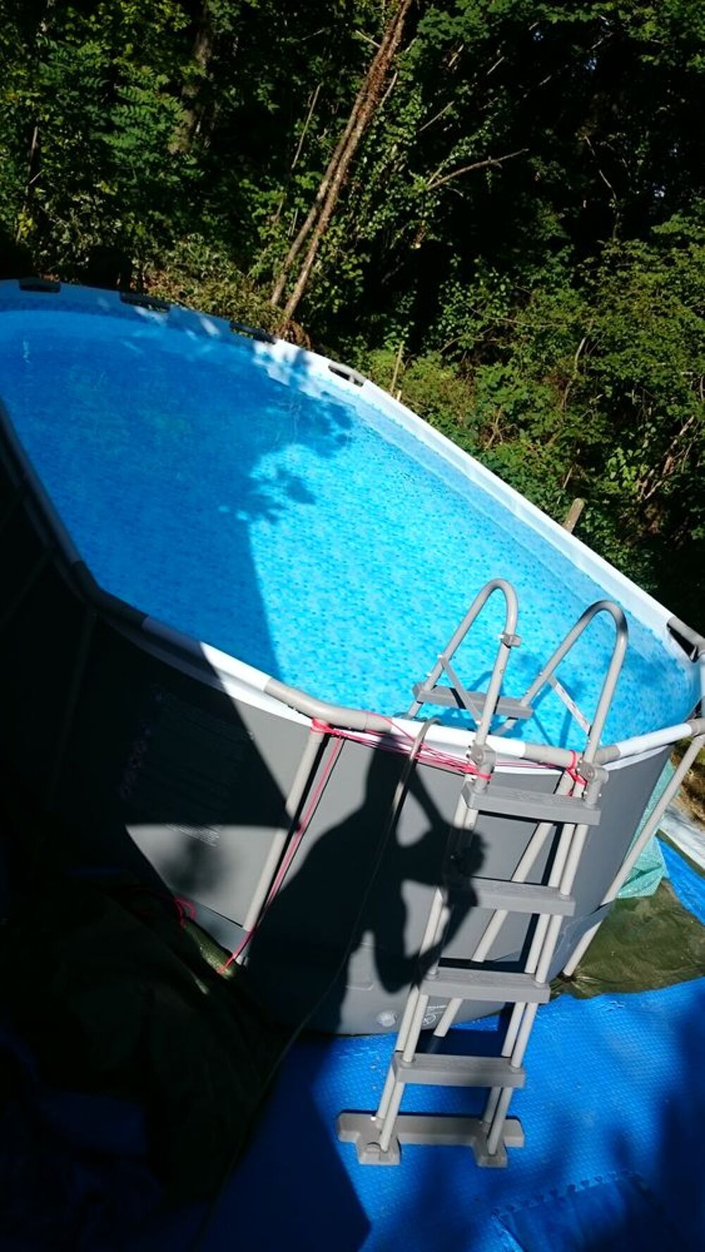 PISCINE BESTWAY POWER STEEL OVALE Jardin