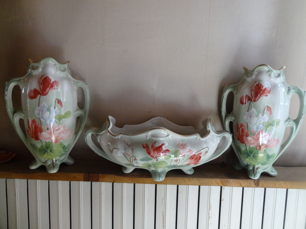 DESSUS DE CHEMINEE BARBOTINE ann&eacute;es 1930 Décoration