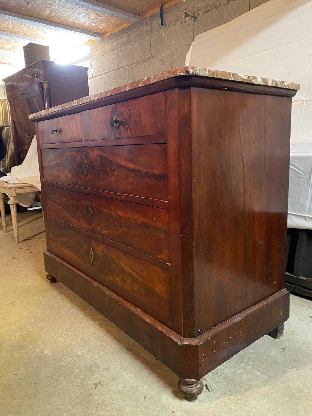 commode plateau marbre Meubles