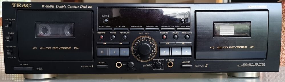 Platine Teac W-860R Double Auto Reverse cassette Deck Audio et hifi
