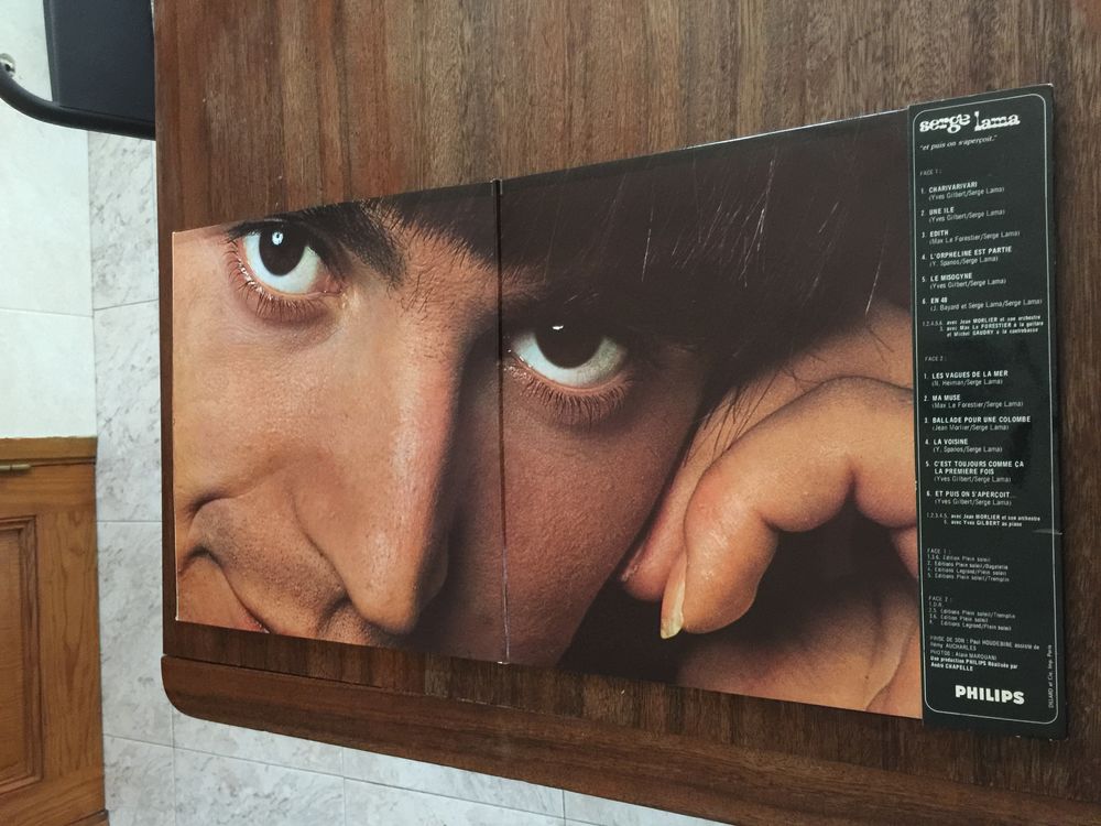 Vinyle 33 tours Serge Lama " Une &icirc;le " CD et vinyles