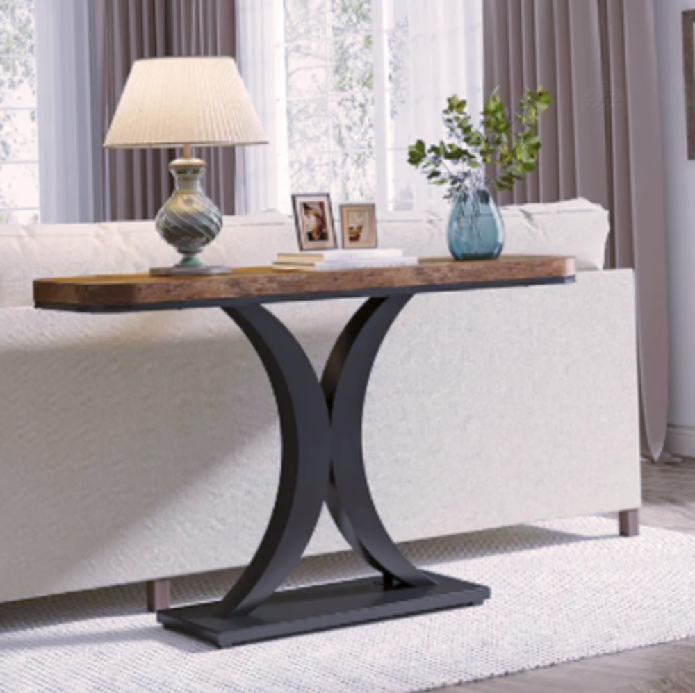 Console design bois et m&eacute;tal ? &Eacute;l&eacute;gance contemporaine Meubles