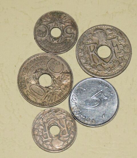 Lot 5 Pi�ces Fran�aise - Lindauer - Atelier Paris 10 et 5 ct 3 Roissy-en-Brie (77)