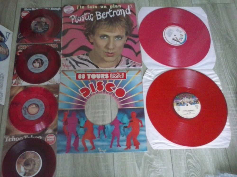 DISQUES VINYLES EN COULEUR CD et vinyles