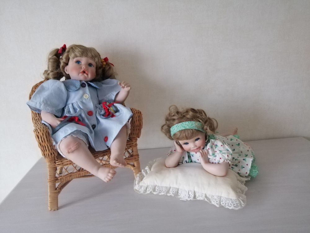 Poup&eacute;es de porcelaine artisanal. The Amilton Collection 