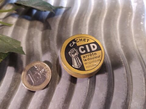 Ancienne Petite Boite Publicitaire Cachet CID Pharmacie 20 Loches (37)