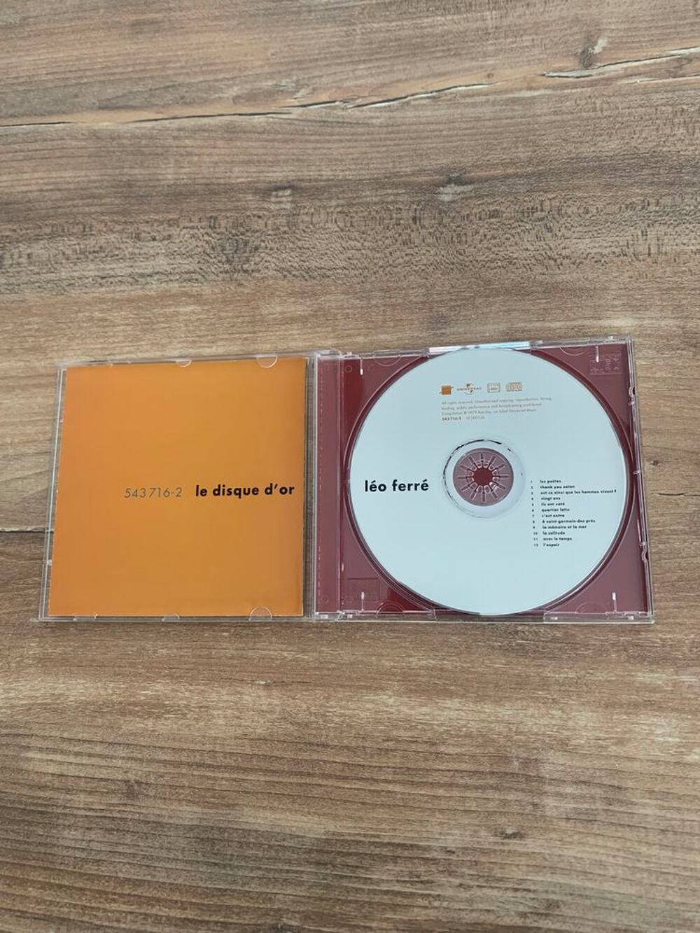 CD L&eacute;o ferr&eacute; " Le disque d' or " CD et vinyles