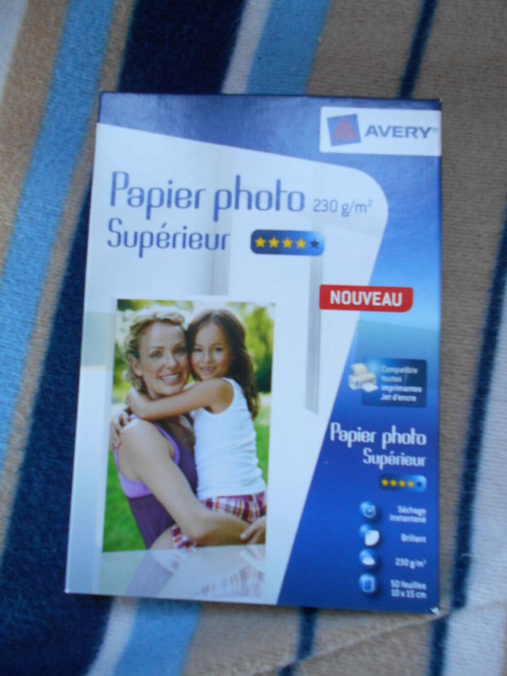 papier photo sup&eacute;rieur, pour imprimante Photos/Video/TV
