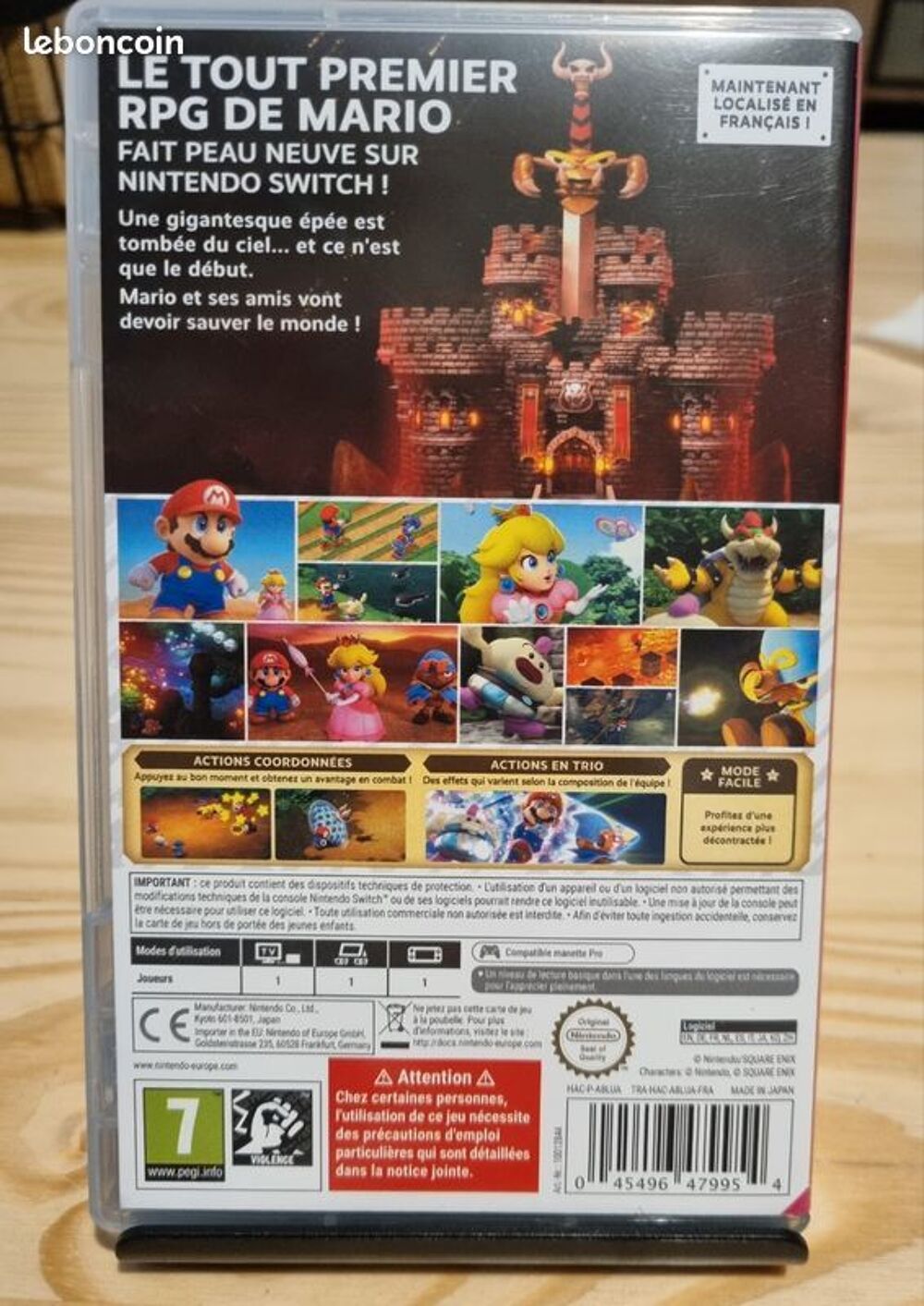 Super Mario RPG Switch Consoles et jeux vidos
