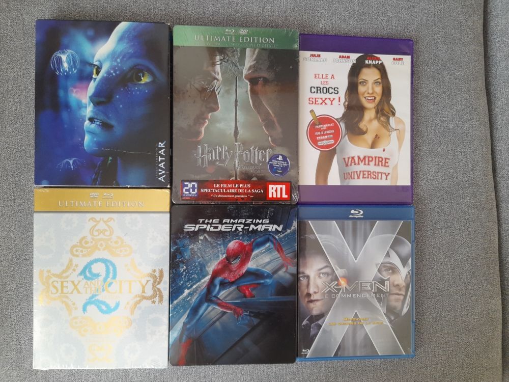 40 Films BLU-RAY DVD et blu-ray