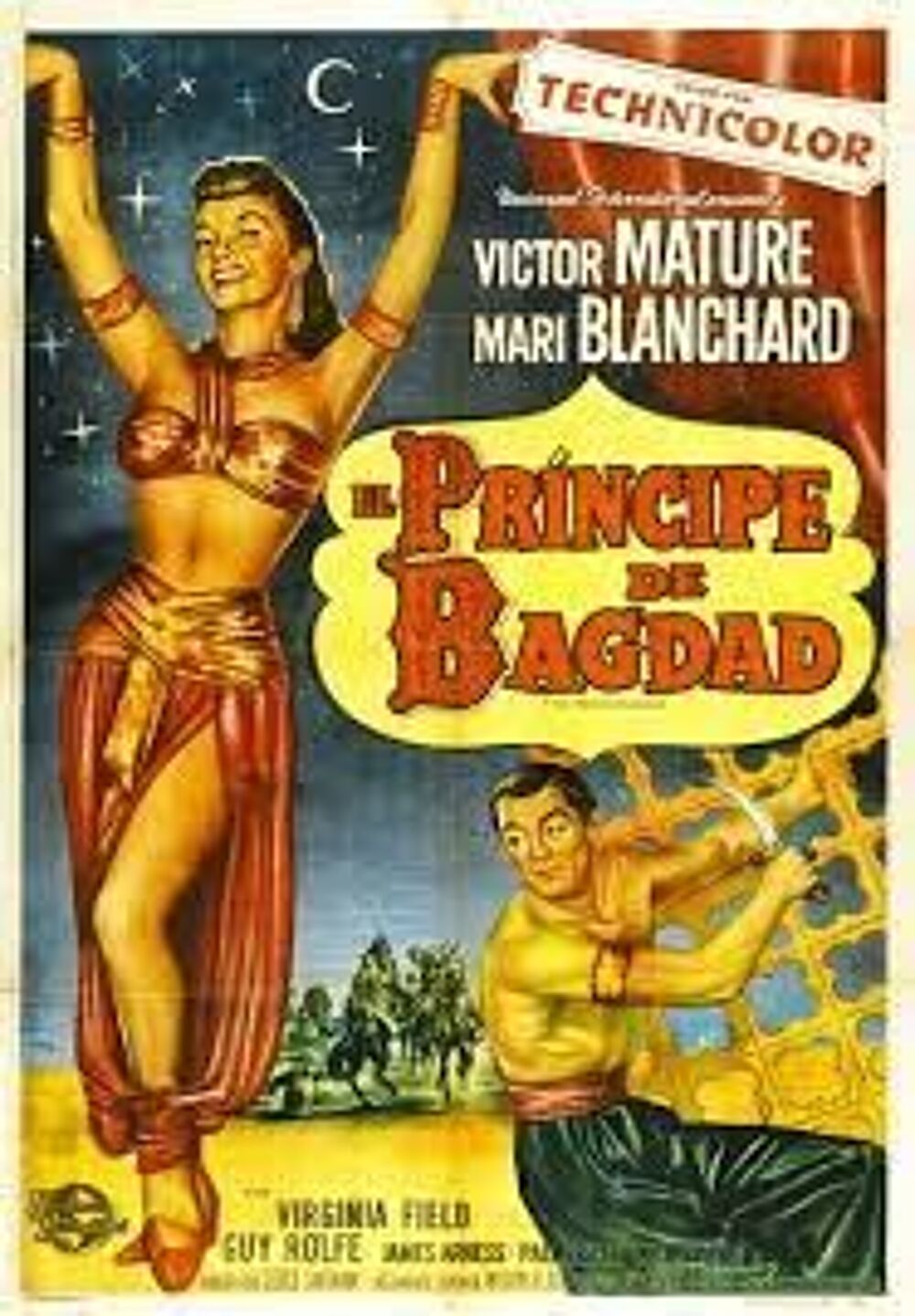 LE PRINCE DE BAGDAD avec victor mature DVD et blu-ray