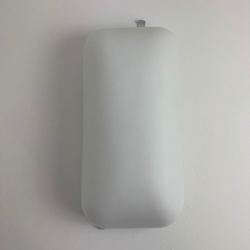 ANCIENNE APPLIQUE RECTANGULAIRE EN OPALINE " VITOUVER " XL Décoration