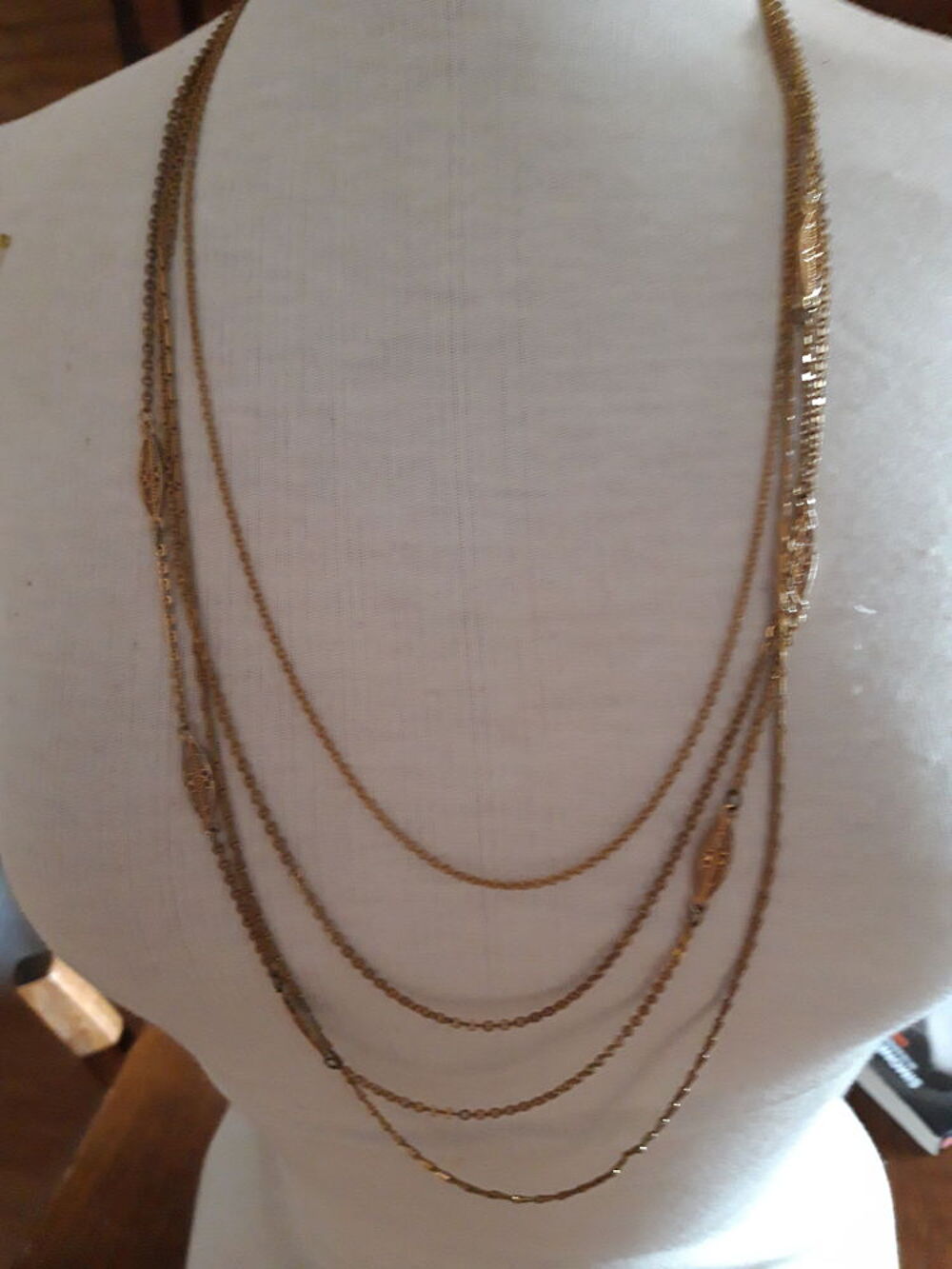 COLLIER CHAINE 3 RANGS FEMME Bijoux et montres