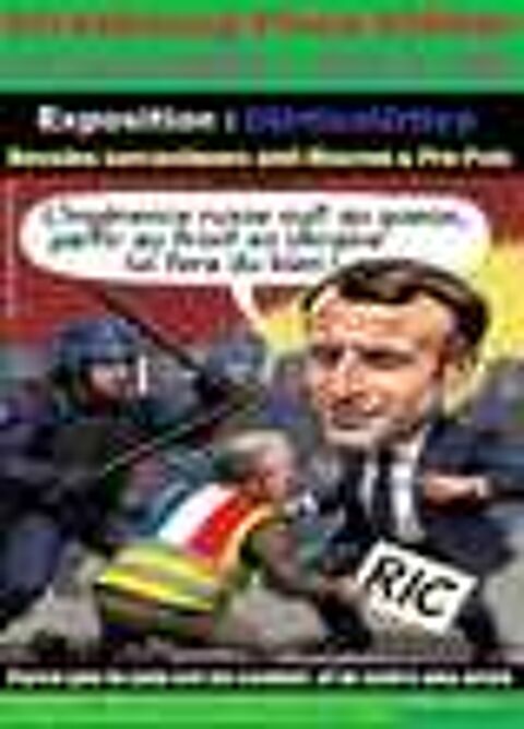 Expo @UrticaUrtica : "L'artiste qui dessina Macron &agrave; regret" Bourse des collections