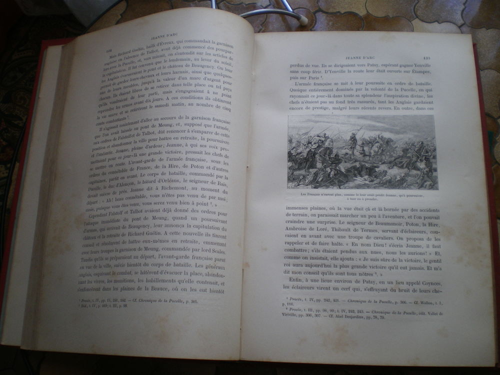 Livre sur la vie de Jeanne d'Arc. 