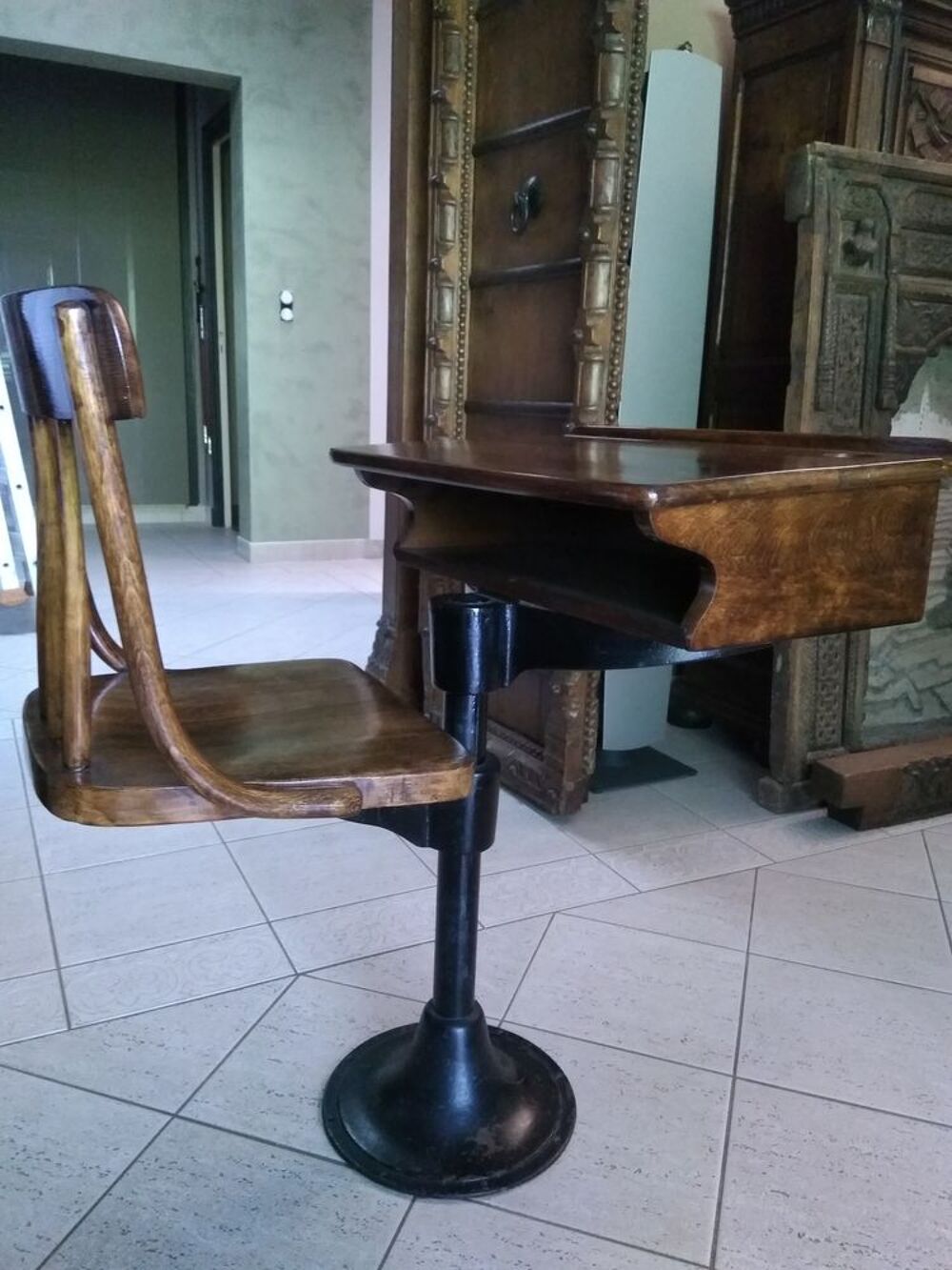 BANC D'ECOLIER AMERICAIN Meubles