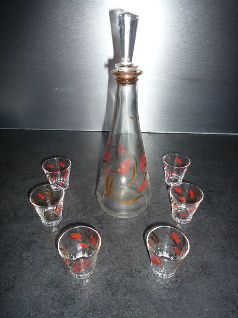 Service à liqueur. 15 Roncq (59)
