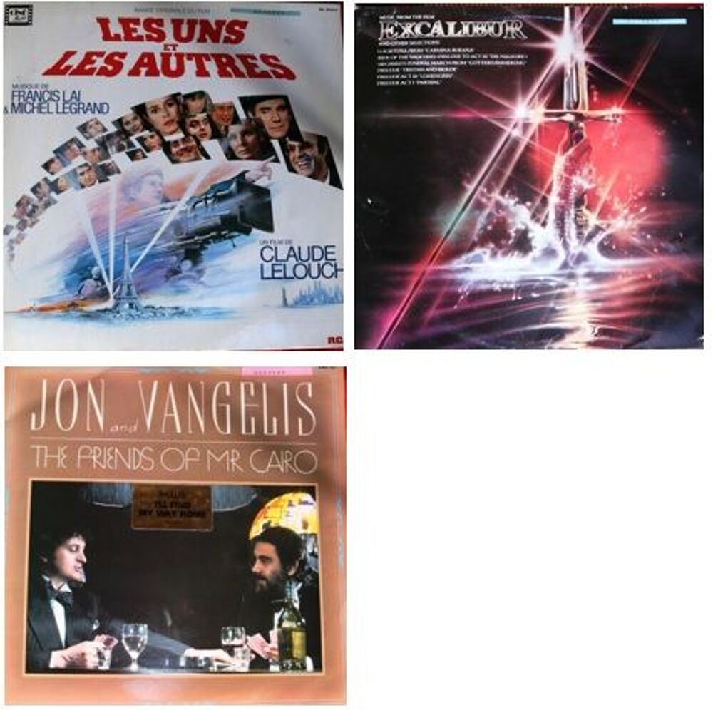 Disques 33 tours vinyles CD et vinyles