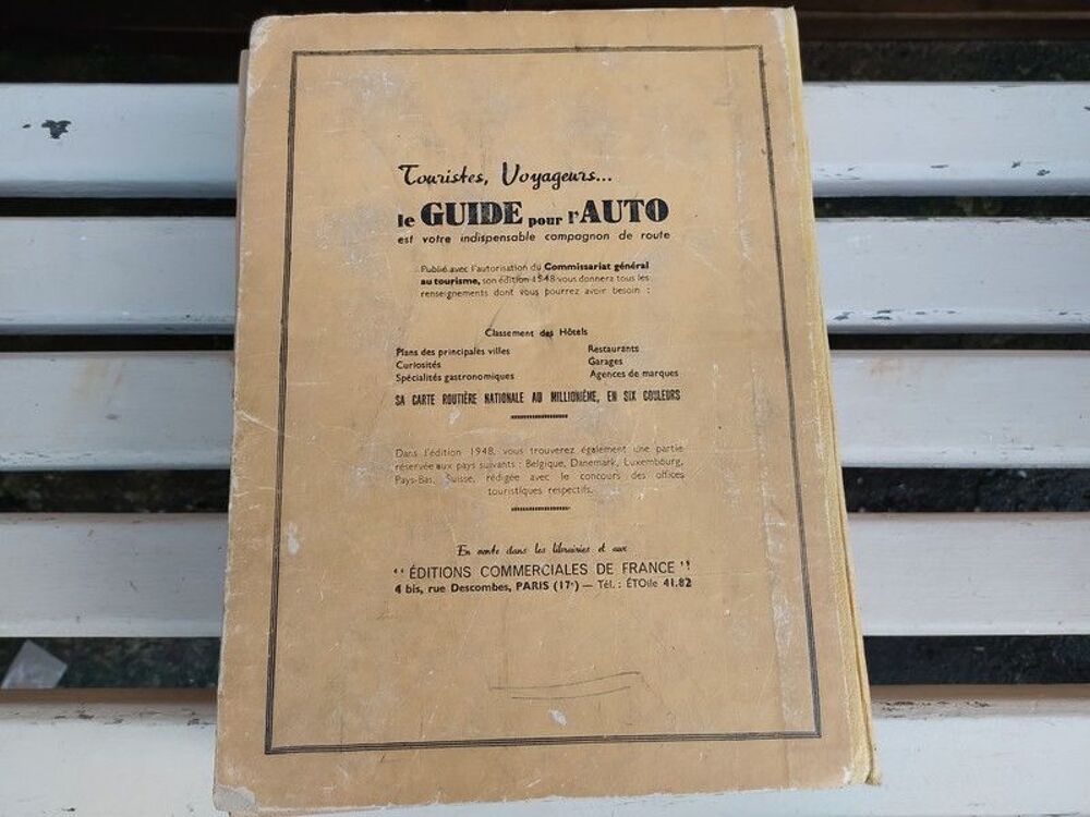 Annuaire Jaune 1948-49. R&eacute;gional N&deg;10 Bis Paris &amp; Seine 
