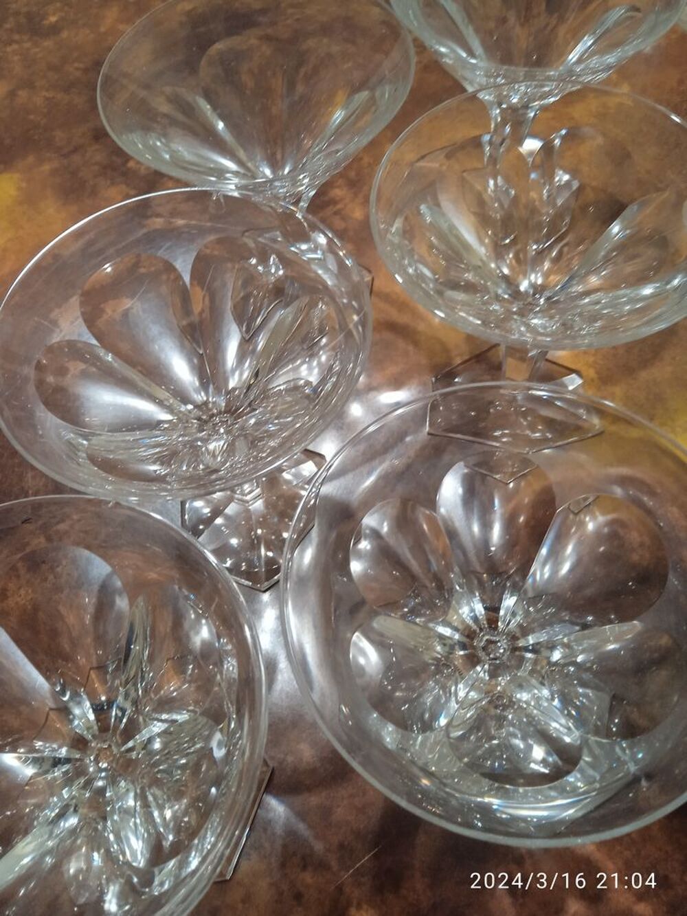 Coupes en cristal Décoration