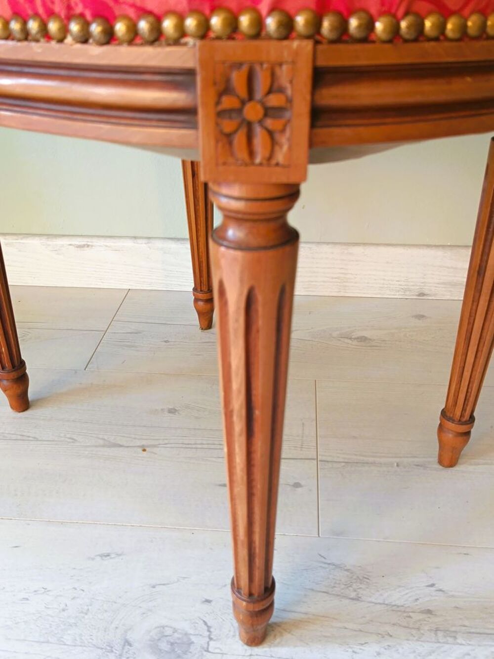 Banquette style Napol&eacute;on III en merisier Meubles