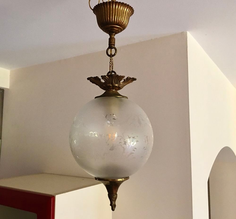 SUSPENSION NAPOLEON III , Lustre, Plafonnier; EXCELLENT &Eacute;TAT Dcoration