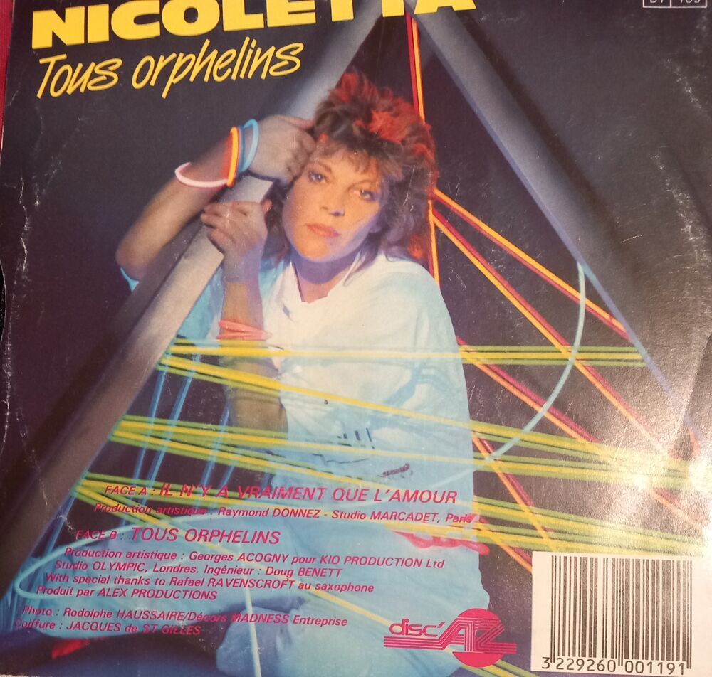 NICOLETTA / 2 DISQUES VYNIL 45 TOURS CD et vinyles