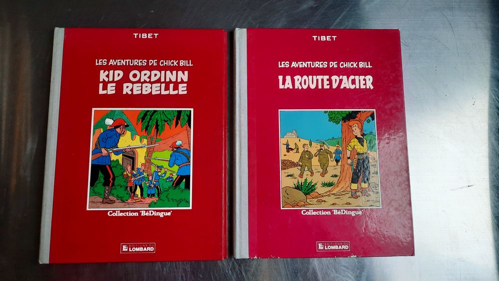 Collection B&eacute;Dingue Pom et teddy - Chick Bill - etc... 8 alb Livres et BD
