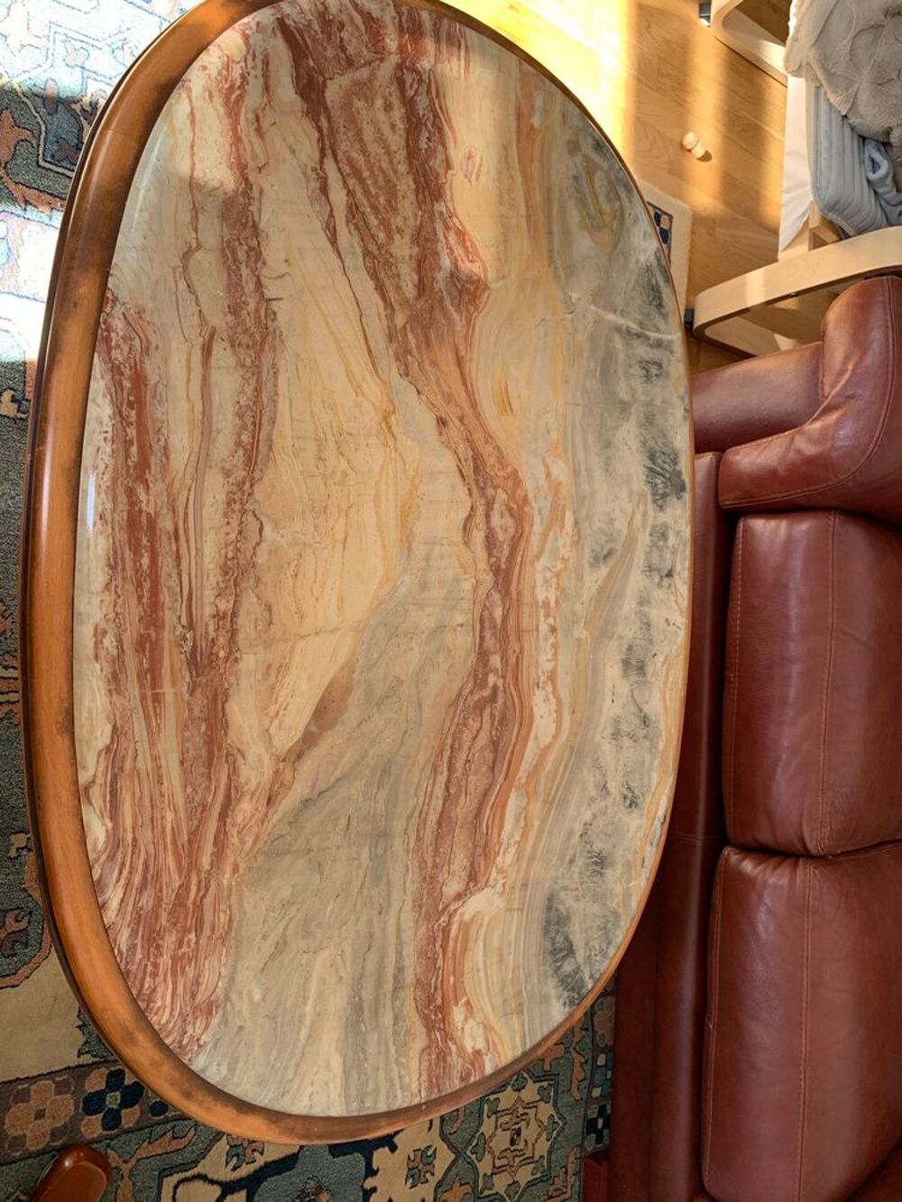 table basse en bois et en marbre 3 couleurs Meubles