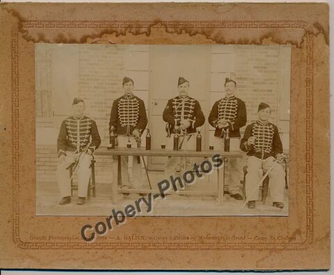 Photographie Militaires Cavalerie Mourmelon Camp de Châlons 0 Loches (37)