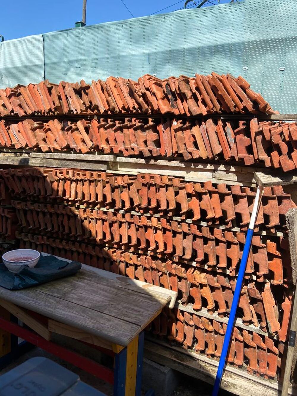 Tuiles rouges lots entiers Bricolage