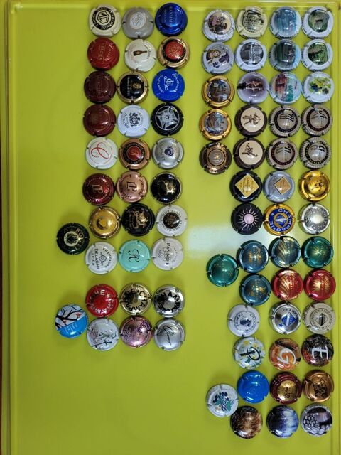 Lot de 82 Capsules de champagne diff�rentes, sans doublon  40 Voisins-le-Bretonneux (78)