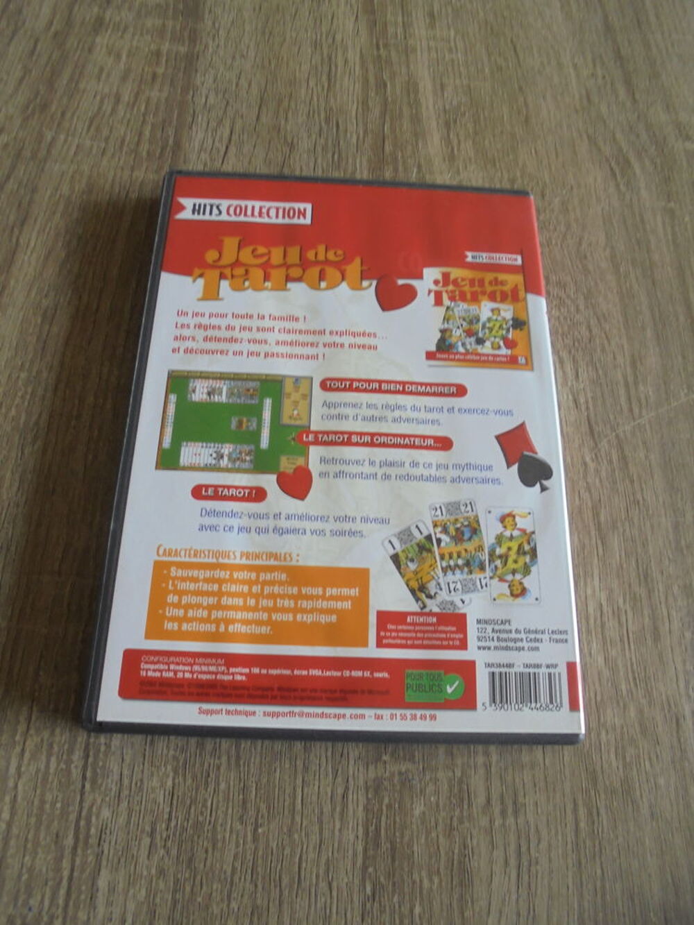 Jeu PC &quot;Jeu de tarot&quot;. Consoles et jeux vidos
