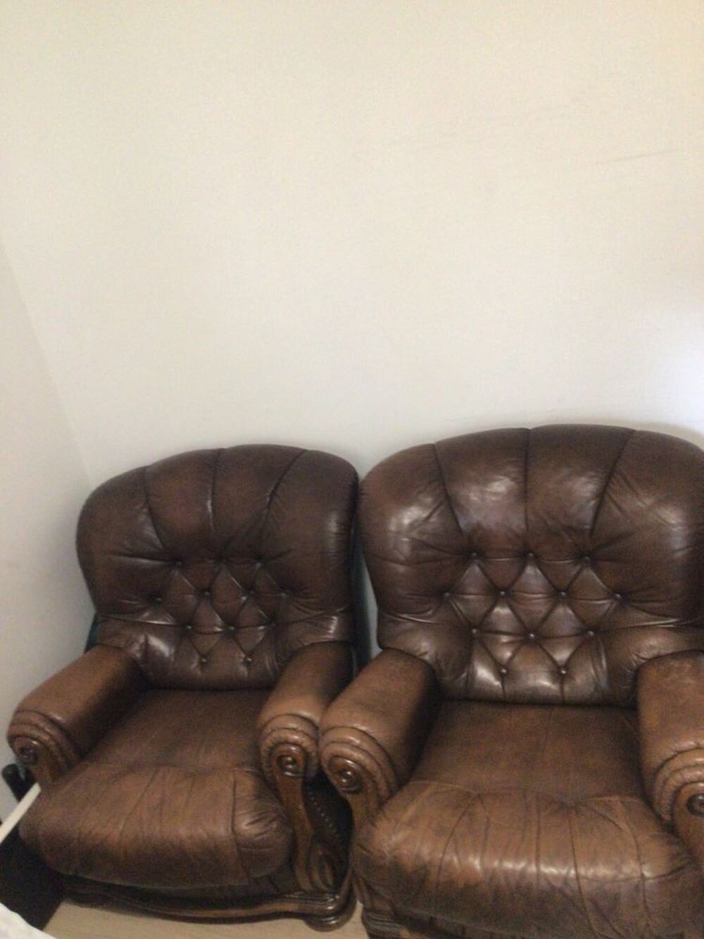 Fauteuils en cuir Meubles