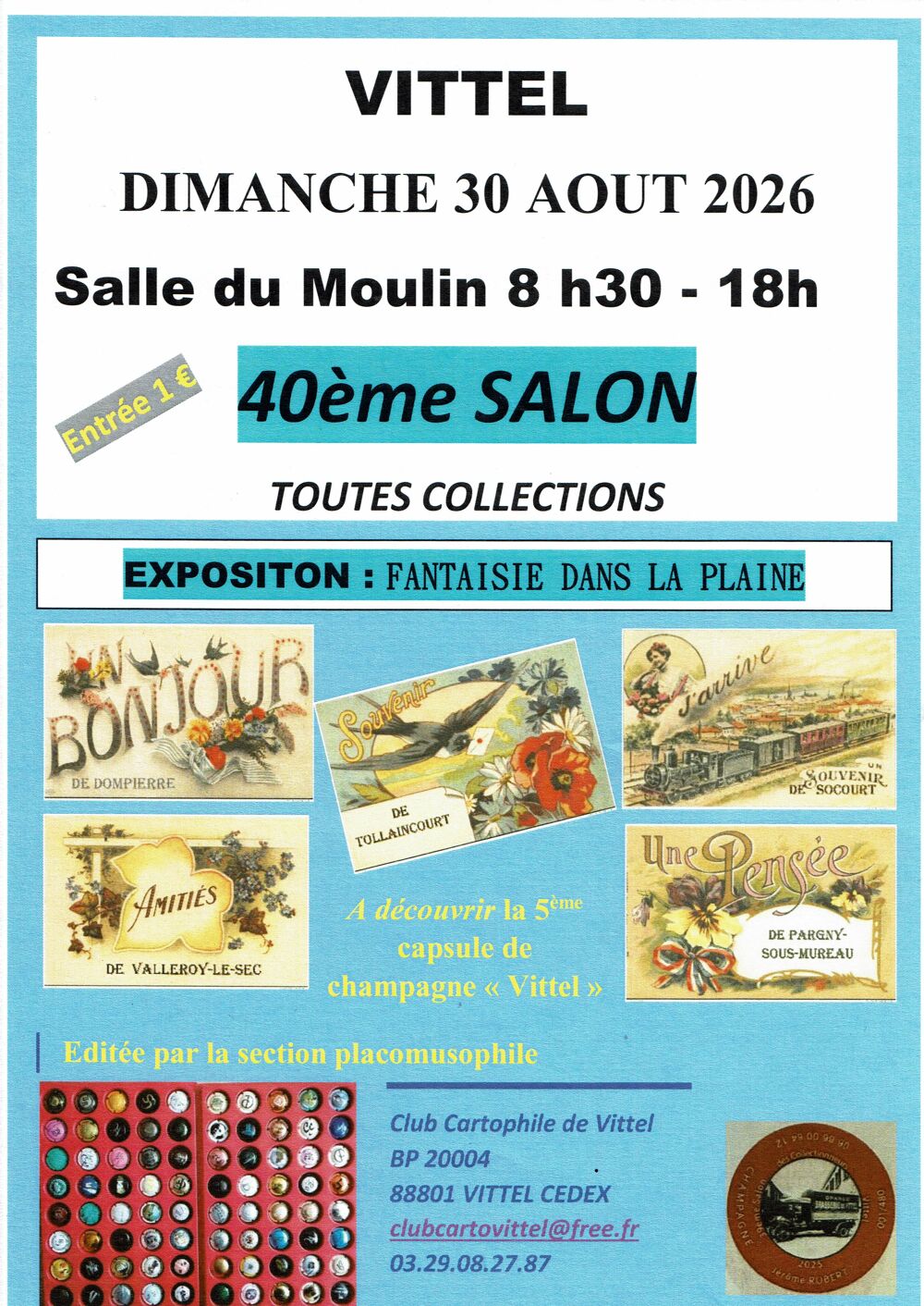 40 &eacute;me salon des collectionneurs Bourse des collections