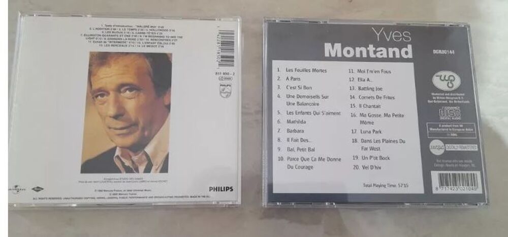 CD YVES MONTAND CD et vinyles
