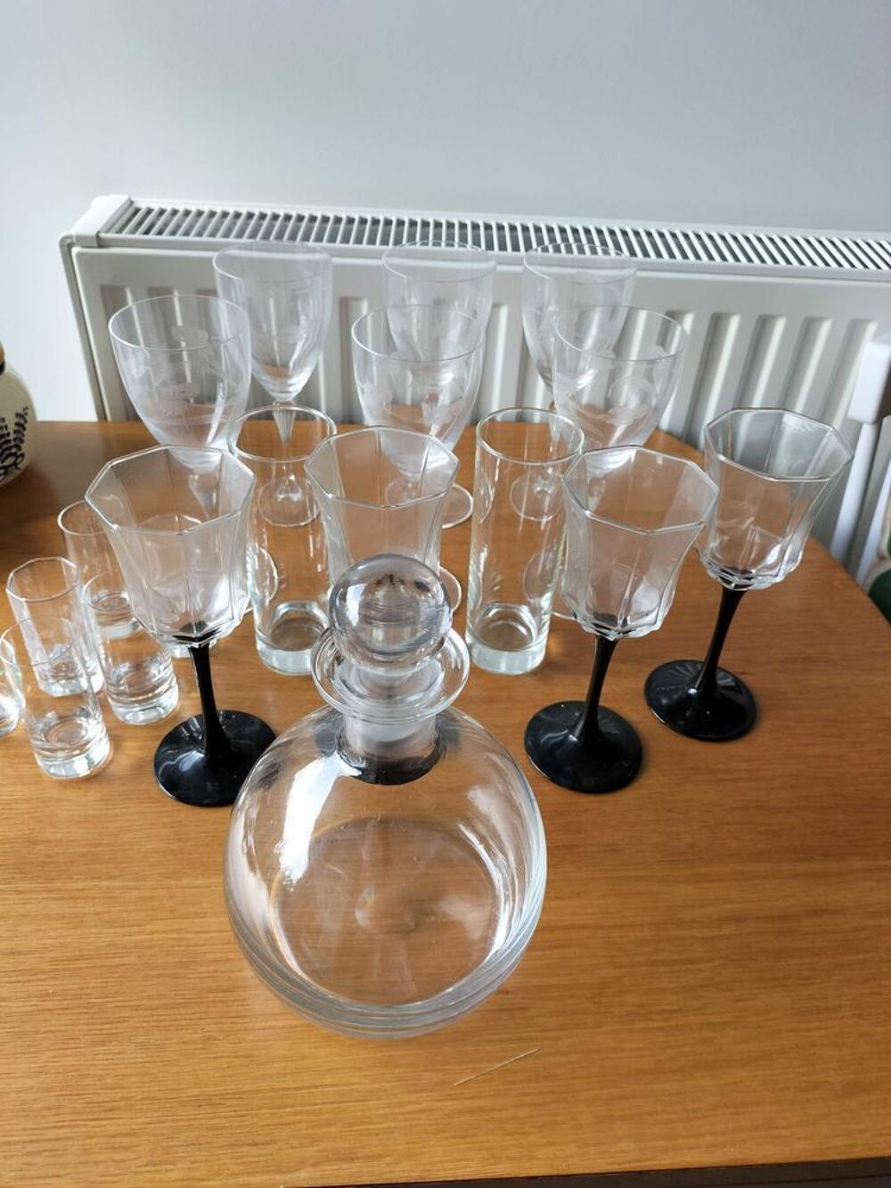 Verres et carafes 