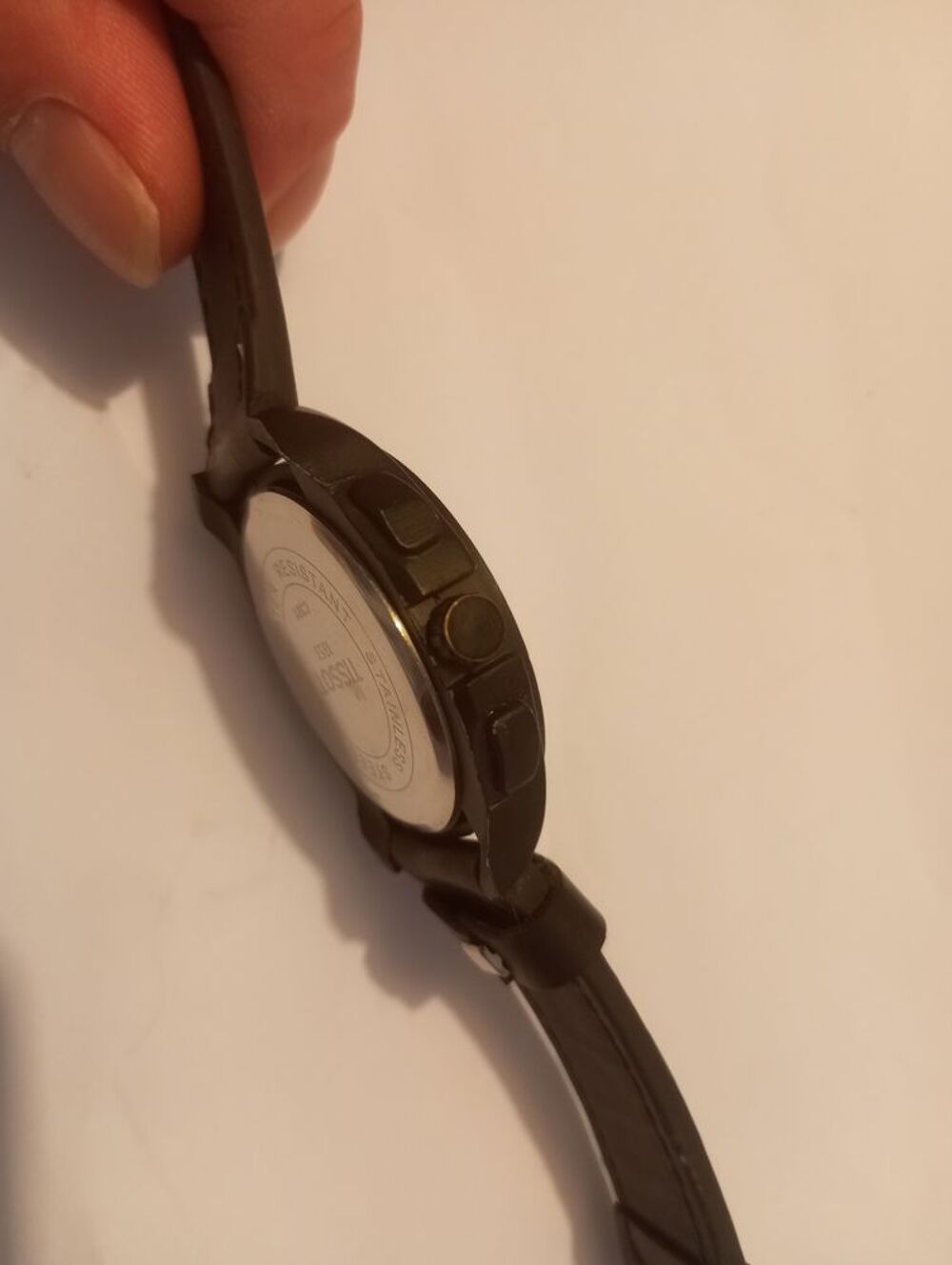 Montre Tissot cadran dor&eacute; et bracelet cuir noir Bijoux et montres
