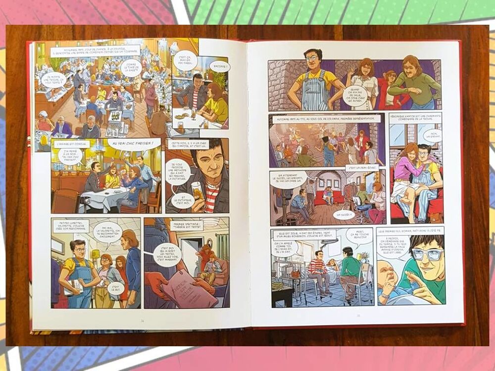 Bd Coluche Une vie d'enfoir&eacute; Livres et BD