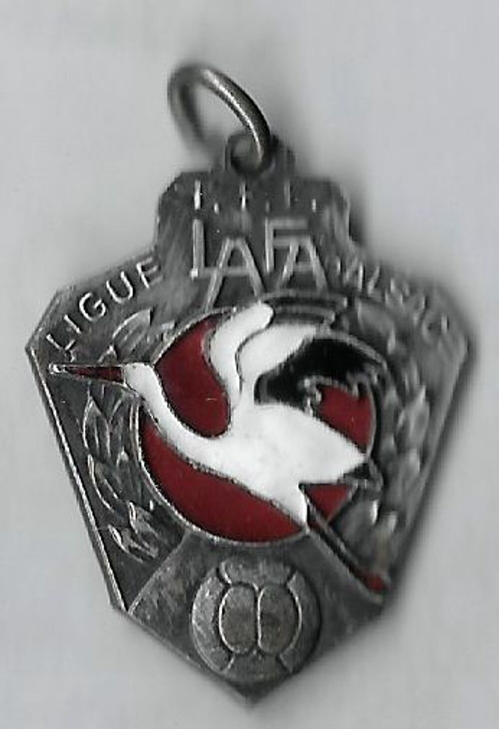 m&eacute;daille football argent LAFA 
