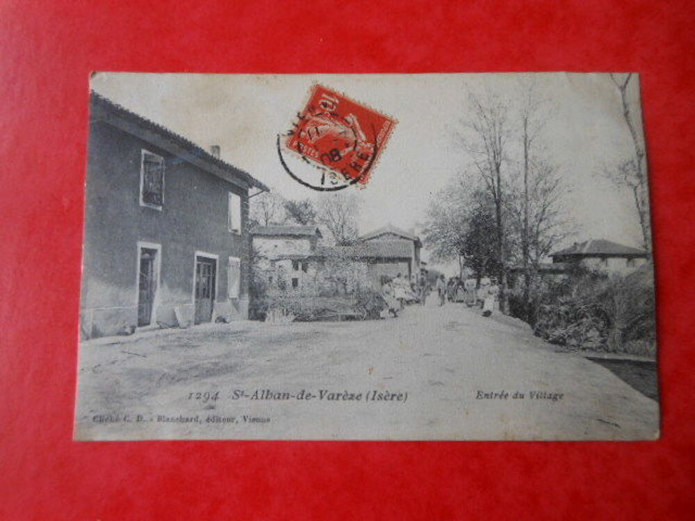 carte postale ancienne
Saint Alban de Vareze
CPA 7 